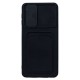 Capa Silicone Gel Samsung Galaxy A32 5g A326 Preto Com Protetor De Câmera E Bolsa Para Cartão Capa Silicone Gel Samsung Galaxy A32 5g A326 Preto Com Protetor De Câmera E Bolsa Para Cartão