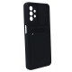 Capa Silicone Gel Samsung Galaxy A32 5g A326 Preto Com Protetor De Câmera E Bolsa Para Cartão Capa Silicone Gel Samsung Galaxy A32 5g A326 Preto Com Protetor De Câmera E Bolsa Para Cartão