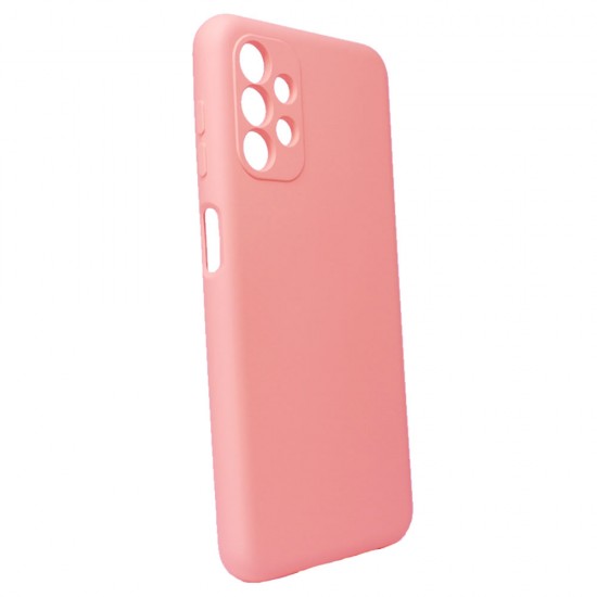 Funda De Gel De Silicona Samsung Galaxy A13 4G/A135 Rosa Claro Con Protector De Cámara Robusta Funda De Gel De Silicona Samsung Galaxy A13 4G/A135 Rosa Claro Con Protector De Cámara Robusta