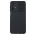 Capa Silicone Gel Samsung Galaxy A23 4g/5g Preto Com Protetor De Câmera E Janela Deslizante