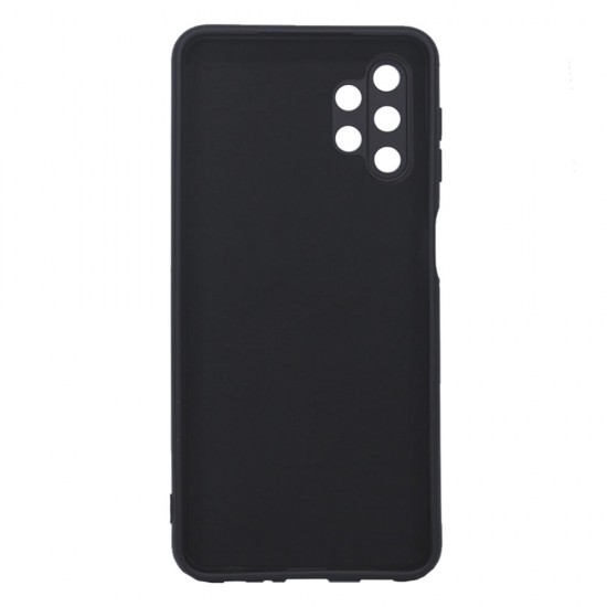 Capa Silicone Gel Samsung Galaxy A32 5g/A326 Preto Com Protetor De Câmera Robusta