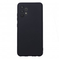 Capa Silicone Gel Samsung Galaxy A32 4g/A325 Preto Com Protetor De Câmera Robusta