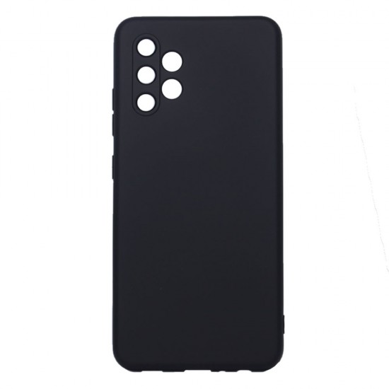 Capa Silicone Gel Samsung Galaxy A32 4g/A325 Preto Com Protetor De Câmera Robusta