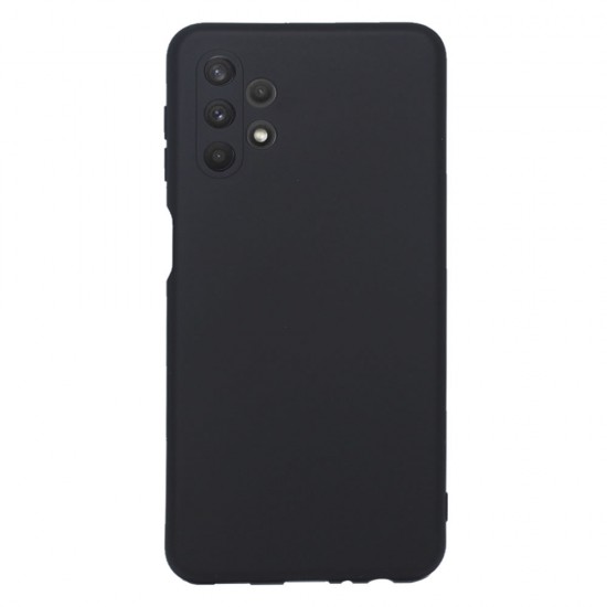 Capa Silicone Gel Samsung Galaxy A32 5g/A326 Preto Com Protetor De Câmera Robusta