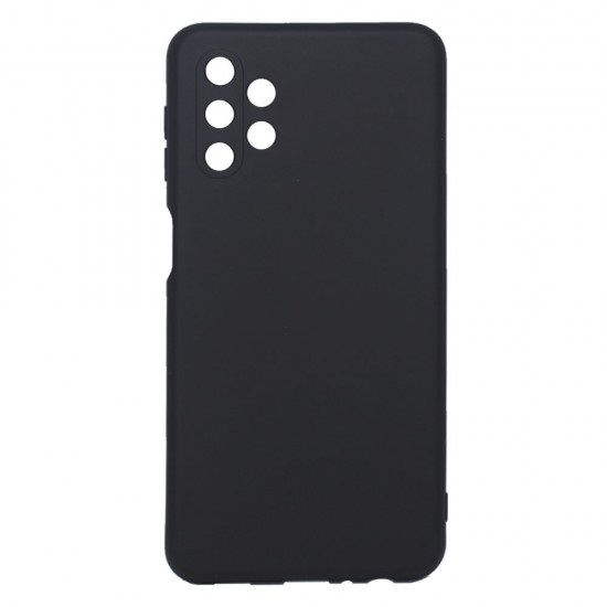 Capa Silicone Gel Samsung Galaxy A32 5g/A326 Preto Com Protetor De Câmera Robusta