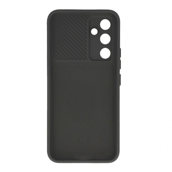 Capa Silicone Gel Samsung Galaxy A34 5g Preto Com Protetor De Câmera E Janela Deslizante Capa Silicone Gel Samsung Galaxy A34 5g Preto Com Protetor De Câmera E Janela Deslizante