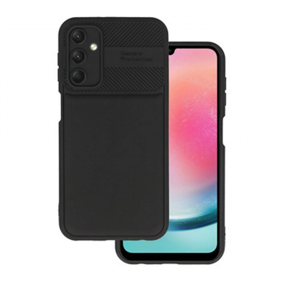 Capa Silicone Gel Samsung Galaxy A24 4g/A25 5g Preto Com Protetor De Câmera Capa Silicone Gel Samsung Galaxy A24 4g/A25 5g Preto Com Protetor De Câmera