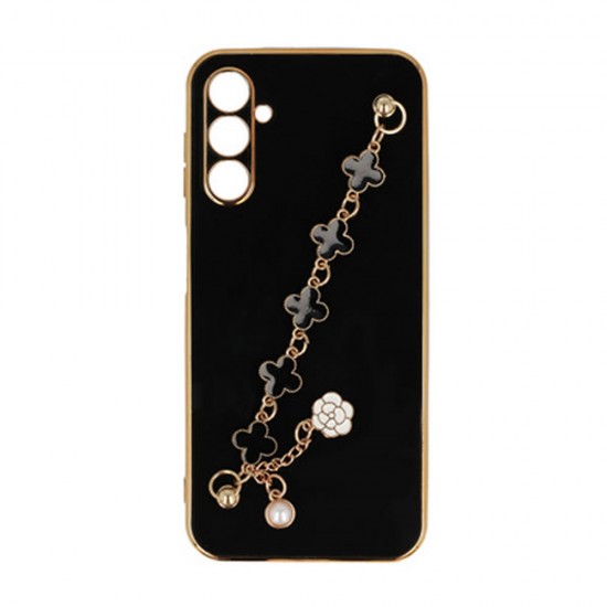 Capa Silicone Gel Samsung Galaxy A14 4g/5g Preto Com Protetor De Câmera E Corrente Design 3 Capa Silicone Gel Samsung Galaxy A14 4g/5g Preto Com Protetor De Câmera E Corrente Design 3