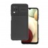 Samsung Galaxy A12 Black Silicone Gel Case With Camera Protector