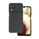 Samsung Galaxy A12 Black Silicone Gel Case With Camera Protector Samsung Galaxy A12 Black Silicone Gel Case With Camera Protector