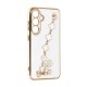 Capa Silicone Gel Samsung Galaxy A14 4g/5g Branco Com Protetor De Câmera E Corrente Design 3 Capa Silicone Gel Samsung Galaxy A14 4g/5g Branco Com Protetor De Câmera E Corrente Design 3