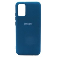 Samsung Galaxy A03S Blue Premium Silicone Gel Case