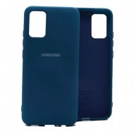 Capa Silicone Gel Samsung Galaxy A03s Azul Premium