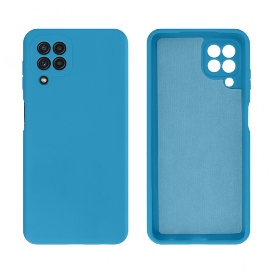 Samsung Galaxy A22 4G Blue Camera Protector Silicone Gel Case Samsung Galaxy A22 4G Blue Camera Protector Silicone Gel Case