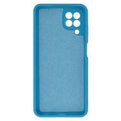 Samsung Galaxy A22 4G Blue Camera Protector Silicone Gel Case