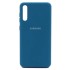 Capa Silicone Gel Samsung Galaxy A02 Azul Premium
