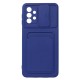 Capa Silicone Gel Samsung Galaxy A32 5g A326 Azul Com Protetor De Câmera E Bolsa Para Cartão Capa Silicone Gel Samsung Galaxy A32 5g A326 Azul Com Protetor De Câmera E Bolsa Para Cartão