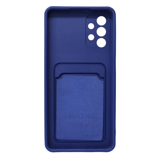 Capa Silicone Gel Samsung Galaxy A32 5g A326 Azul Com Protetor De Câmera E Bolsa Para Cartão Capa Silicone Gel Samsung Galaxy A32 5g A326 Azul Com Protetor De Câmera E Bolsa Para Cartão