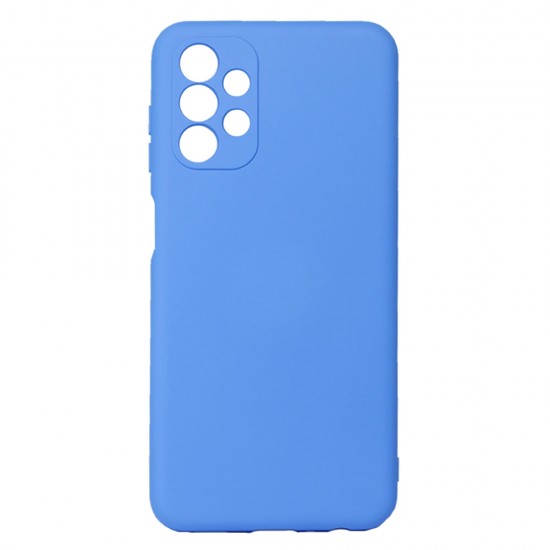 Funda De Gel De Silicona Samsung Galaxy A13 4G/A135 Azul Con Protector De Cámara Robusta Funda De Gel De Silicona Samsung Galaxy A13 4G/A135 Azul Con Protector De Cámara Robusta