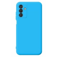 Capa Silicone Samsung Galaxy M23 5g/M236 Azul Com Protetor De Câmera