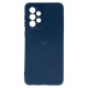 Capa Silicone Gel Samsung Galaxy A33 5g Azul Heart Com Protetor De Câmera