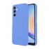 Funda De Gel De Silicona Samsung Galaxy A24 Azul Con Protector De Cámara