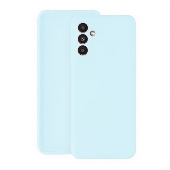 Capa Silicone Gel Samsung Galaxy A14 4g/5g Azul Claro Com Protetor De Câmera Capa Silicone Gel Samsung Galaxy A14 4g/5g Azul Claro Com Protetor De Câmera