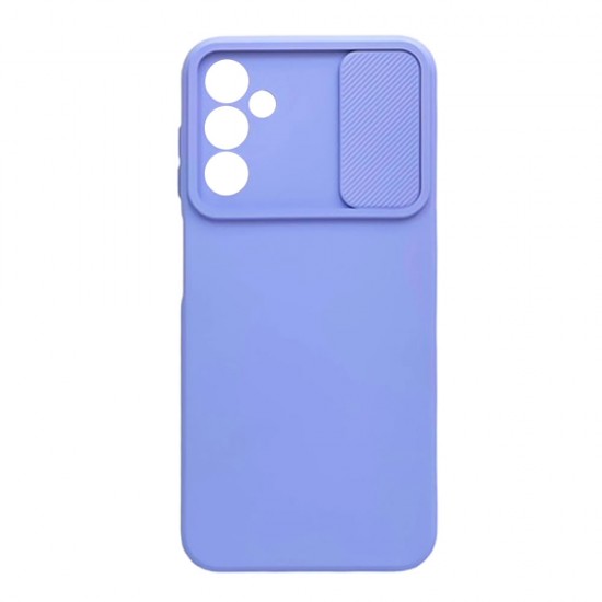 Samsung Galaxy A14 4G/5G Light Blue With Camera Protector And Sliding Window Silicone Gel Case Samsung Galaxy A14 4G/5G Light Blue With Camera Protector And Sliding Window Silicone Gel Case
