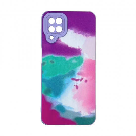 Samsung Galaxy A12 5G Purple Abstract With Camera Protector Silicone Gel Case Samsung Galaxy A12 5G Purple Abstract With Camera Protector Silicone Gel Case