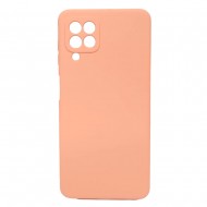 Samsung Galaxy A22 4G Pink Camera Protector Silicone Gel Case