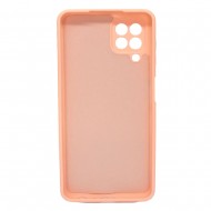 Samsung Galaxy A22 4G Pink Camera Protector Silicone Gel Case
