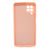 Capa Silicone Gel Samsung Galaxy A22 4g Rosa Protetor De Camera