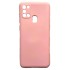 Samsung Galaxy A21S Pink With Camera Protector Silicone Gel Case