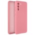 Samsung Galaxy S21 Pink With Camera Protector Silicone Gel Case