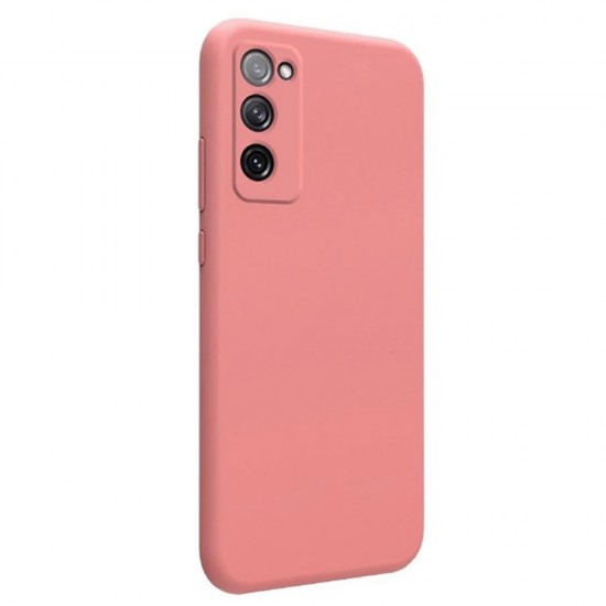 Capa Silicone Samsung Galaxy S20 Fe Rosa Com Protetor De Câmera Robusta Capa Silicone Samsung Galaxy S20 Fe Rosa Com Protetor De Câmera Robusta