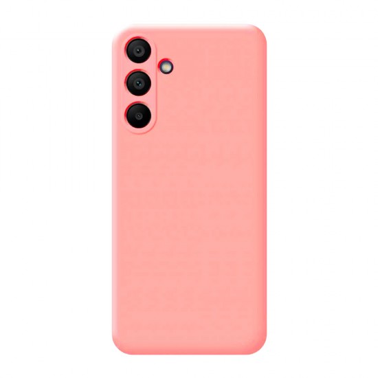 Samsung Galaxy A35 Pink Silicone Case With Camera Protector