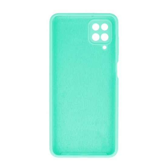 Silicone Cover Samsung Galaxy A12 Green Camera Protector Silicone Cover Samsung Galaxy A12 Green Camera Protector