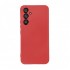 Samsung Galaxy S24 Red Robust Silicone Case With Camera Protector