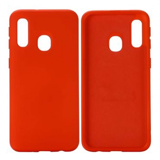 Capa Silicone Gel Samsung Galaxy A40 Vermelho Robusta