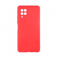 Silicone Cover Samsung Galaxy A12 / A125 Red Matt