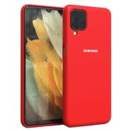Samsung Galaxy A12 Red Premium Silicone Gel Case