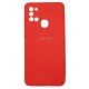 Capa Silicone Gel Samsung Galaxy A21S Vermelho Protetor De Câmera Capa Silicone Gel Samsung Galaxy A21S Vermelho Protetor De Câmera