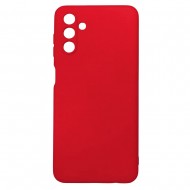 Capa Silicone Gel Samsung Galaxy A13 5g Vermelho Com Protetor De Câmera Robusta