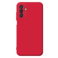 Capa Silicone Samsung Galaxy M23 5g/M236 Vermelho Com Protetor De Câmera
