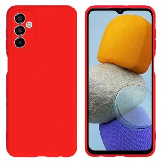 Samsung Galaxy M23 5G/M236 Red With Camera Protector Silicone Case