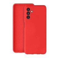 Capa Silicone Samsung Galaxy A14 5g Vermelho Com Protetor De Câmera