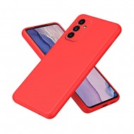 Capa Silicone Samsung Galaxy A14 5g Vermelho Com Protetor De Câmera