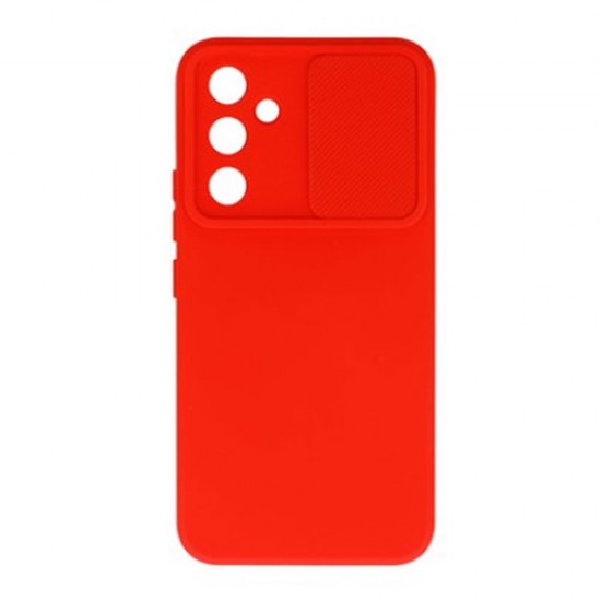 Samsung Galaxy A34 5G Red With Camera Protector And Sliding Window Silicone Gel Case Samsung Galaxy A34 5G Red With Camera Protector And Sliding Window Silicone Gel Case