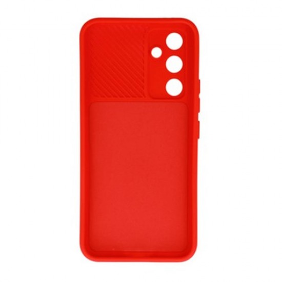 Samsung Galaxy A34 5G Red With Camera Protector And Sliding Window Silicone Gel Case Samsung Galaxy A34 5G Red With Camera Protector And Sliding Window Silicone Gel Case