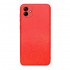 Capa Silicone Samsung Galaxy A04 Vermelho Com Protetor De Câmera